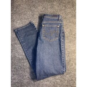 Gloria Vanderbilt Jeans Womens Size 10 Blue Denim Streetwear Grunge Straight Leg